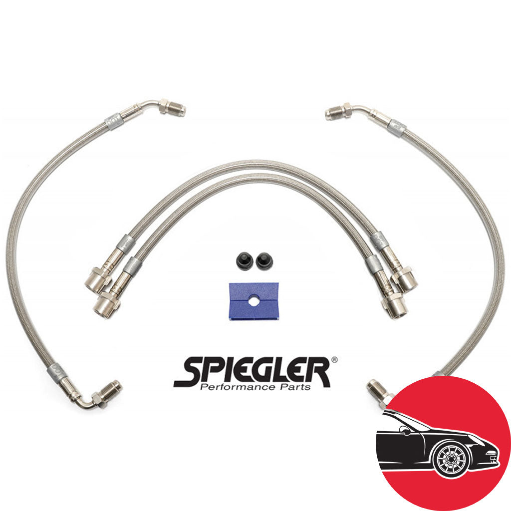 Spiegler Stainless Brake Lines - Front 4 Line Kit