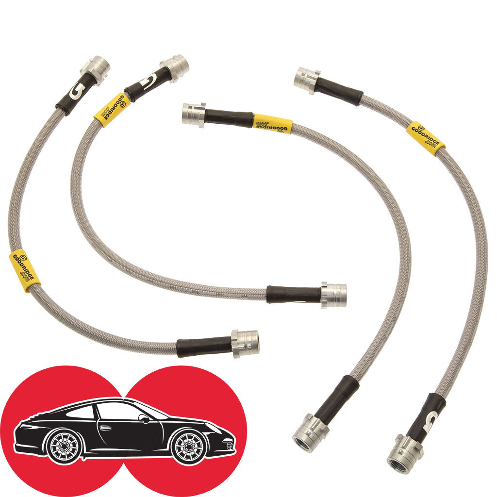 Goodridge G-Stop Stainless Steel Brakeline Kit