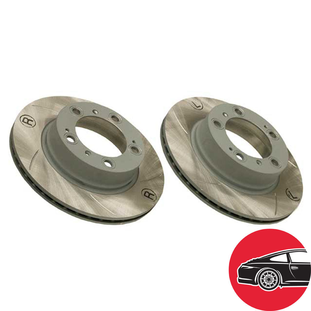 Sebro Slotted & Coated Brake Rotors - Rear (pair)