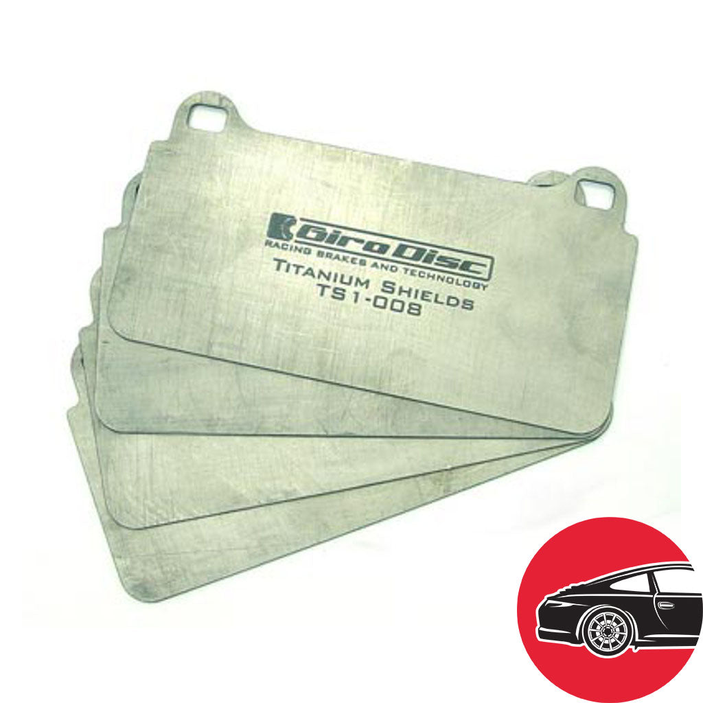 Girodisc Titanium Brake Pad Shield - Rear