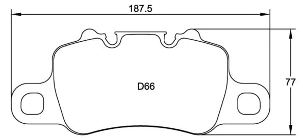 Brembo RE-10 Brake Pads - Rear