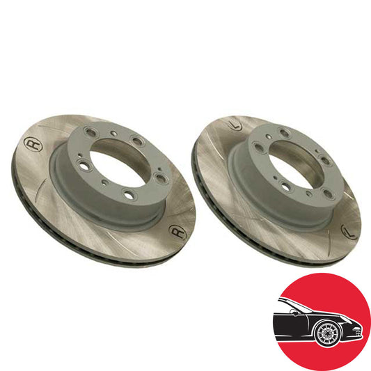 Sebro Slotted & Coated Brake Rotors - Front (pair)